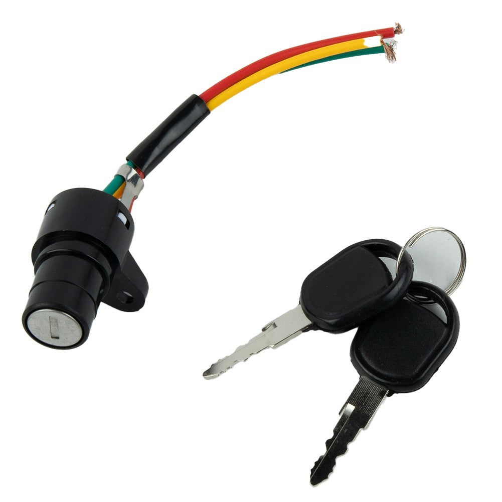 3 Wire Motorcycle Ignition Key Switch for Reliable Motorbike and Car Starting