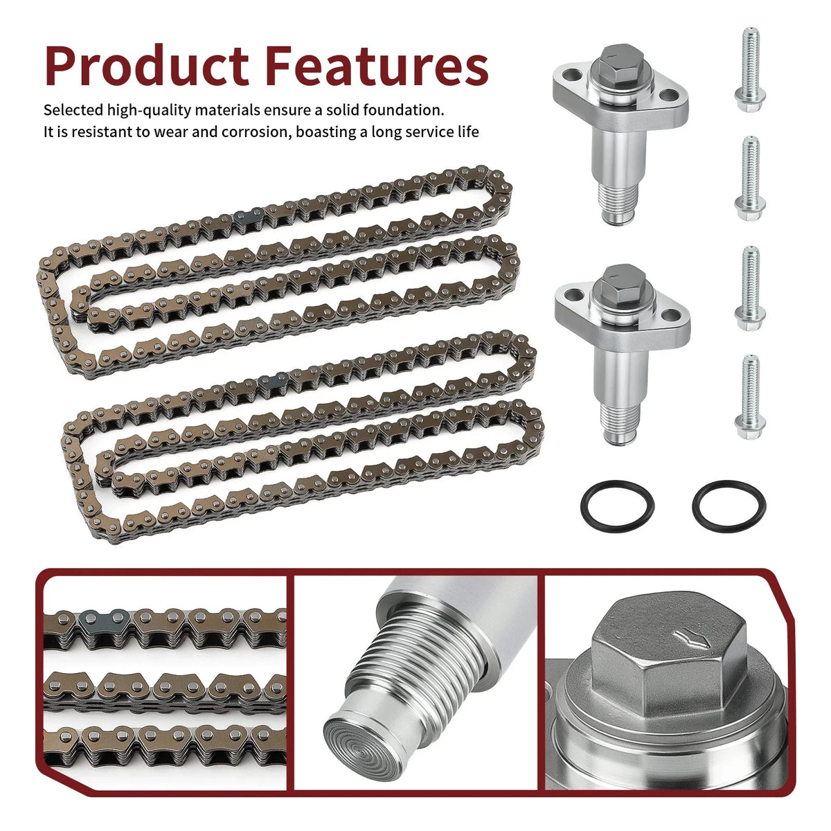 2X Cam Timing Chain Tensioner Kit for Can-Am Commander Max 1000 1000R 800 800R