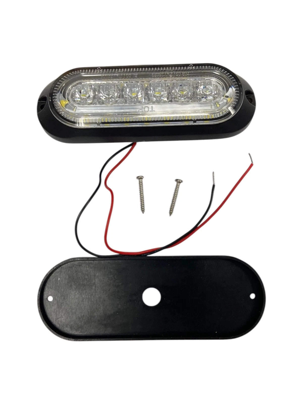 Oval Marine LED Light 5", 10 - 30V White Light