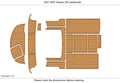 EVA Teak Flooring Mat for Sea Ray 225 Weekender (2001)