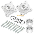 Front Wheel Hubs & Bearings & Studs Kit for Polaris RZR 800 RZR S 800 (2008–2014)