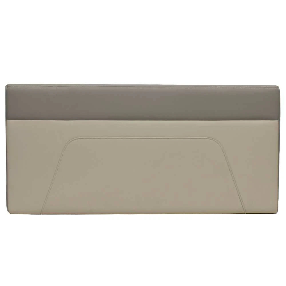Scout Boat Seat Cushion - Gray Off White 40 1/2 X 19 1/8 Inch