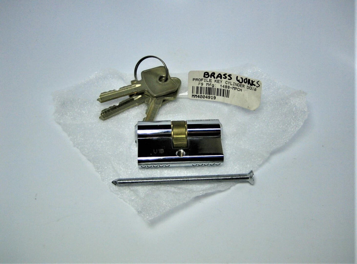Brass Works 1488-MPCH Sea Ray Boats Double Cylinder Profile Lock with 3 Keys