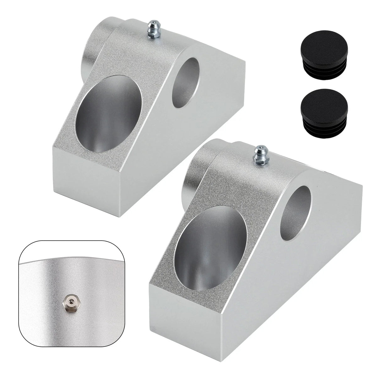 Pair Kit Dump Bed Hinge Mount Billet for Can Am Defender HD Max (2016–2024)