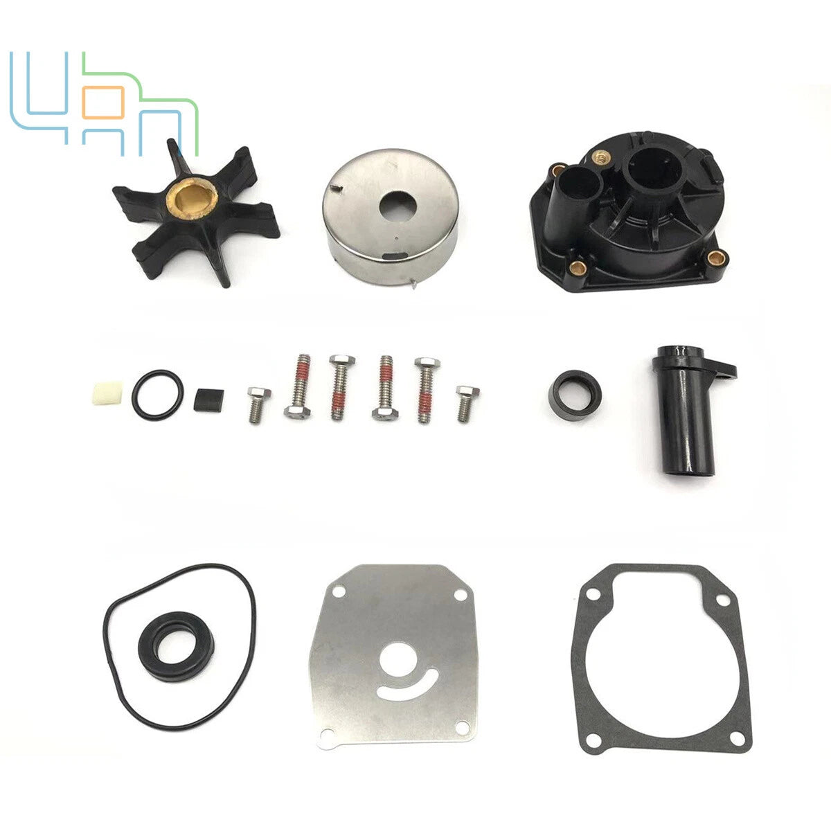 For Johnson Evinrude 60 65 70 75HP Water Pump Impeller Kit 18-3389 438597 432955