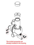Quicksilver 863802T2 Water Distribution Housing for Mercury Mercruiser 4.3L MPI (1996–2006)