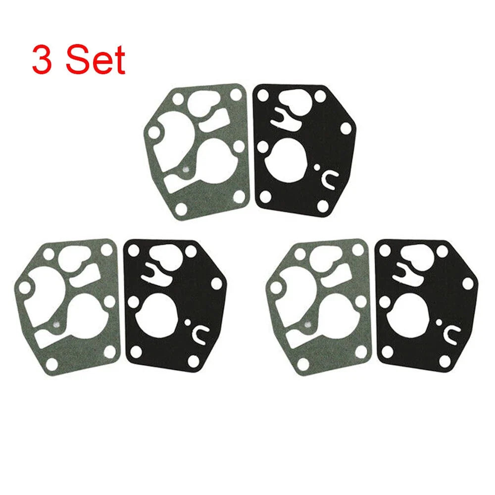 Set of 3 Carburetor Gasket Kits for Briggs 495770 795083 5083H 5083K 95900 96900