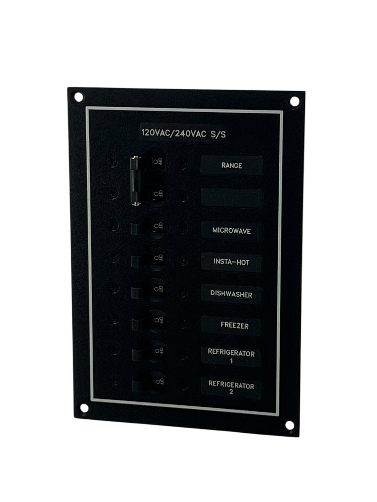 Paneltronics Marine Electrical AC Panel 120 VAC - 240 VAC, 8in X 5 1/2in