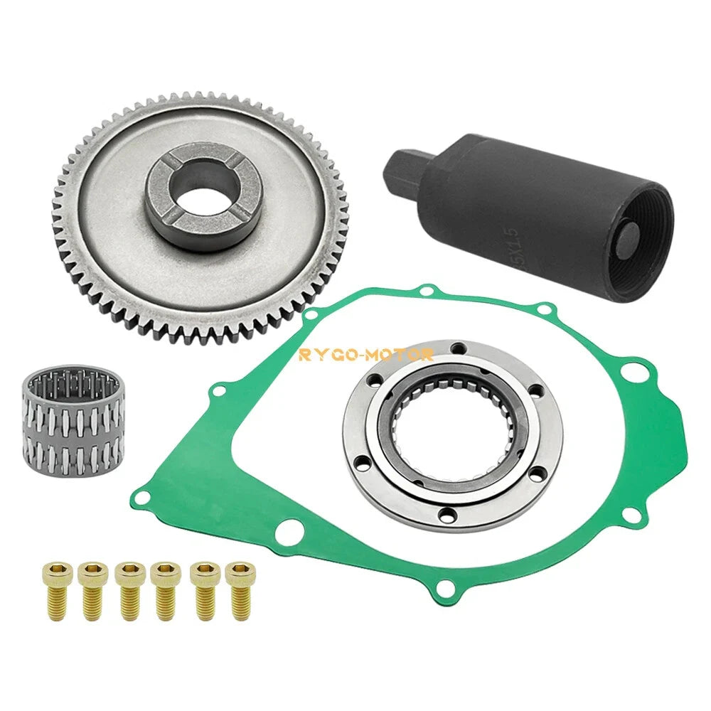 Starter One Way Clutch Kit & Flywheel Puller for Yamaha Warrior 350 (1987–2004)