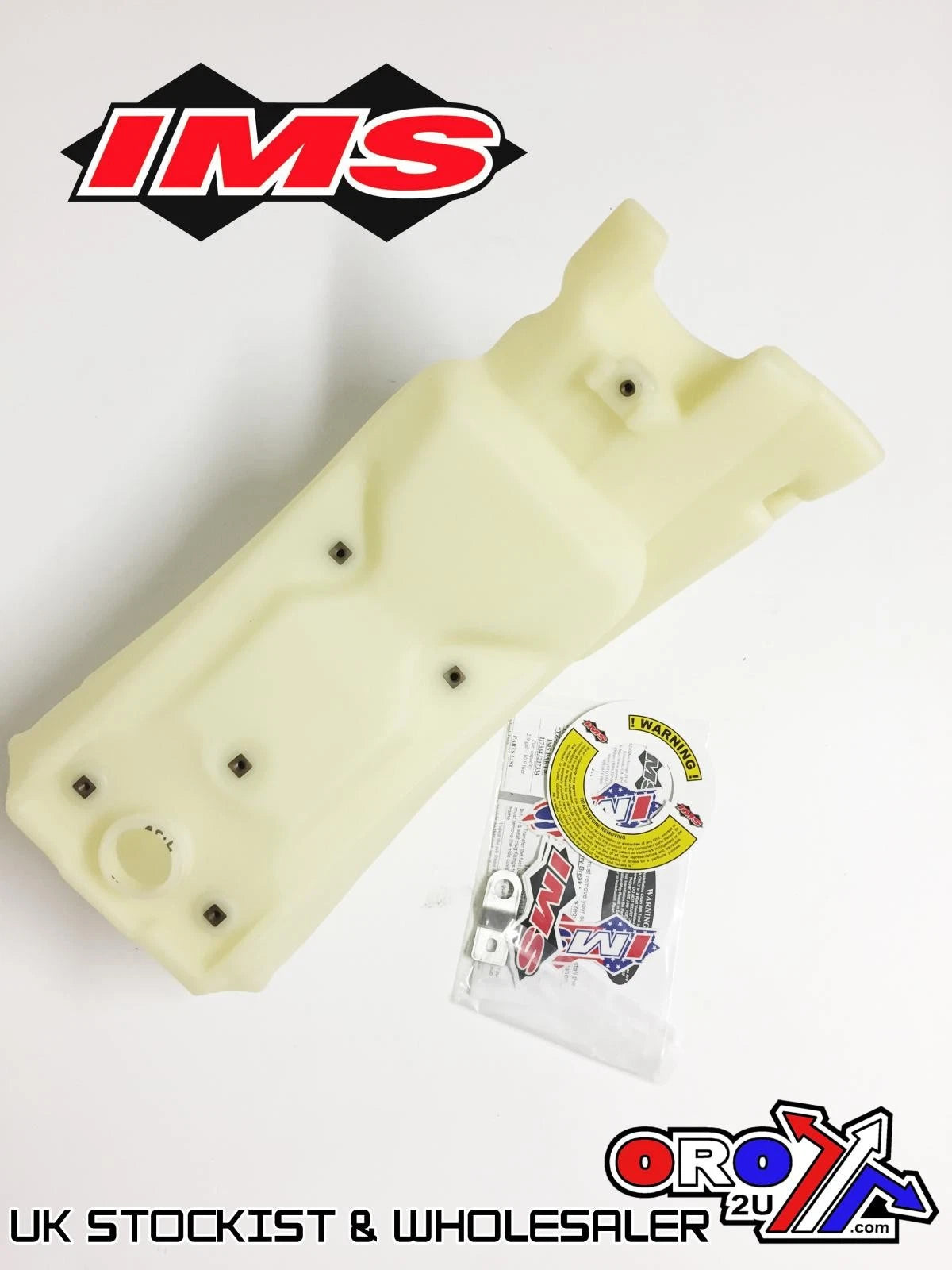 IMS Natural 2.9gal Fuel Tank+Screw Cap Yamaha YZ250F 2014-2018, YZ450F 2014-2017