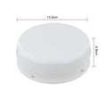 Low Profile Mushroom Shaped Roof Vent Cover for RVs Campers and Travel Trailers