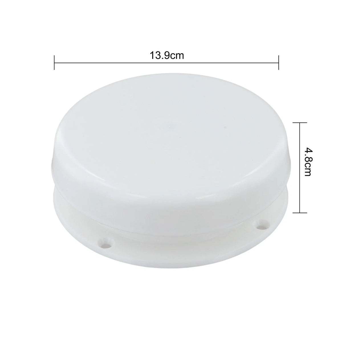 Low Profile Mushroom Shaped Roof Vent Cover for RVs Campers and Travel Trailers