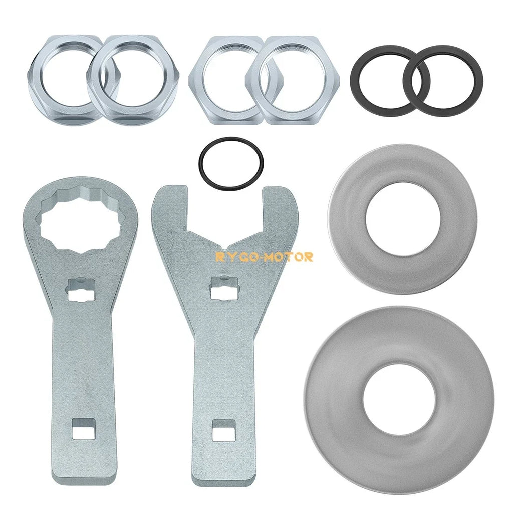 Set of 2 Axle Nut Wrench Tool & Washer Seal for Honda Rancher 420 (2007–2023)