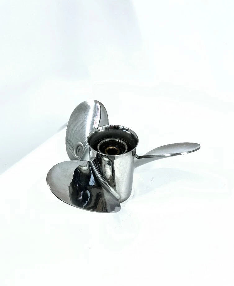 Suzuki 3 X 14 X 22P Left Hand, Stainless Steel Propeller