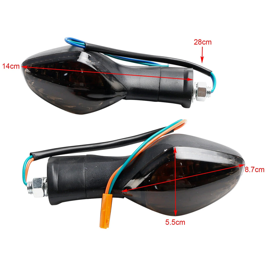 Turn Signal Lights for Honda CBR500 CBR650F CTX700 MSX125 (2013–2023) Smoke T