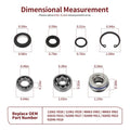 Water Pump Repair Kit for Kawasaki Brute Force 300 (2012–2024) 11061-Y028 11061-Y029