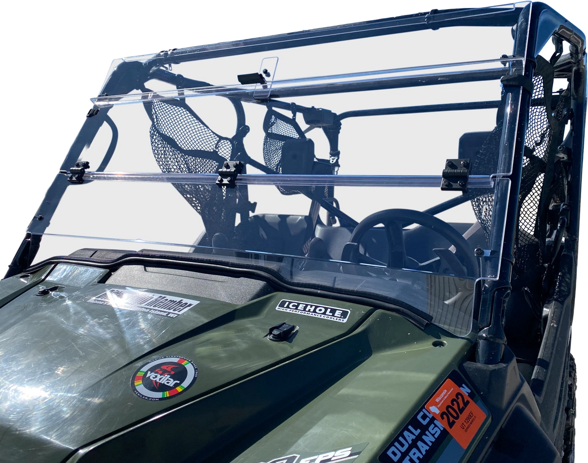 OPEN TRAIL Folding Windshield for Honda Pioneer 1000 2016-2018 ATV/UTV