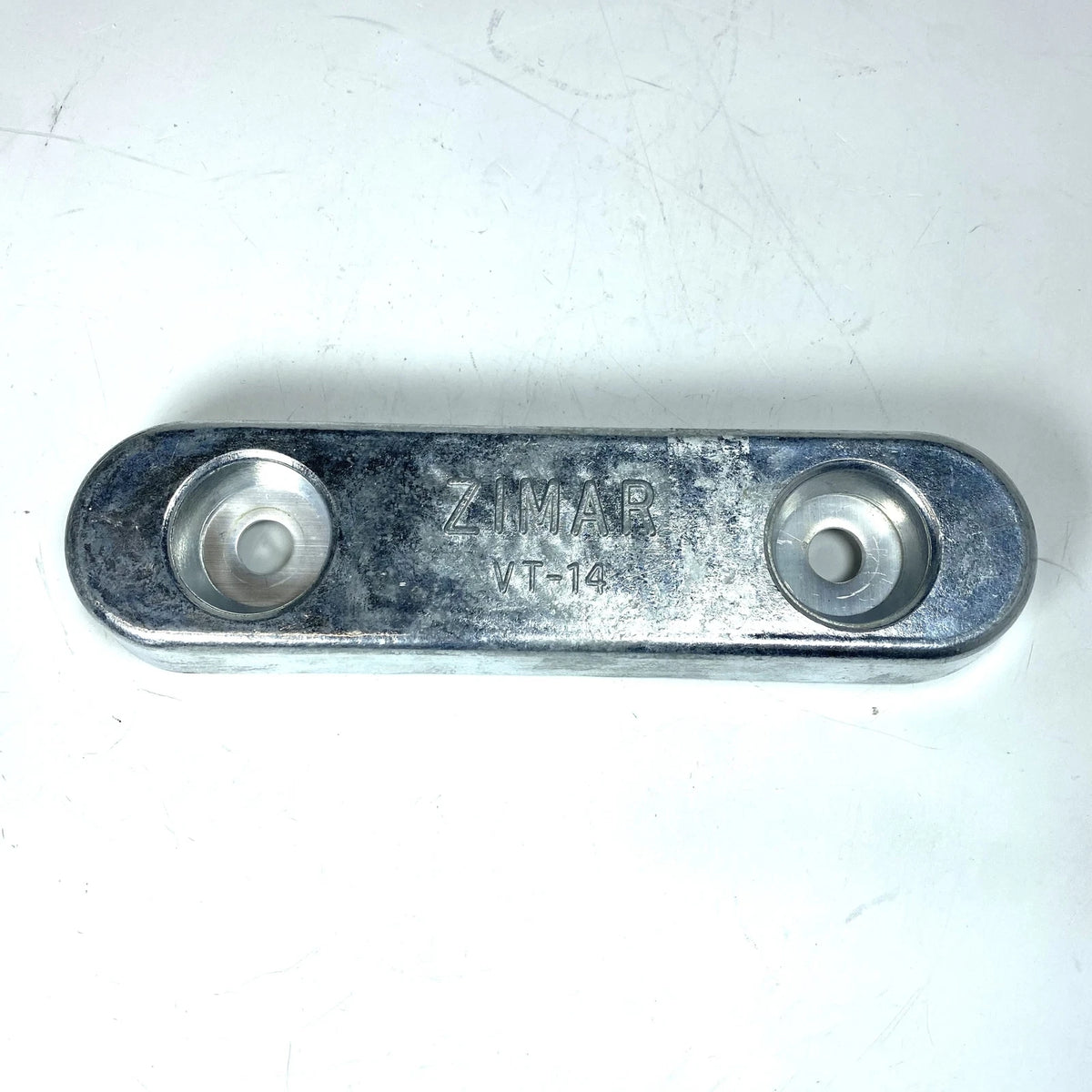 Zimar VT-14, Zinc Bolt on Drilled Plate Anode Bar 9