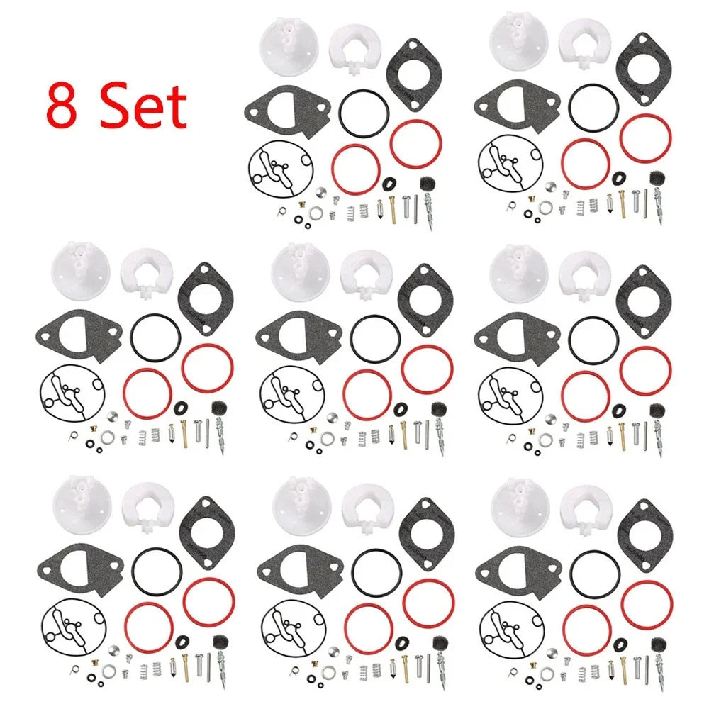 Set of 8 Carburetor Overhaul Kits for Briggs & Stratton (Nikki) 796184
