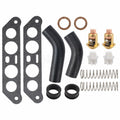 Thermostat Kit w Hoses for Johnson Evinrude V4 Crossflow 65-140HP (1978–1995) 332369 434841