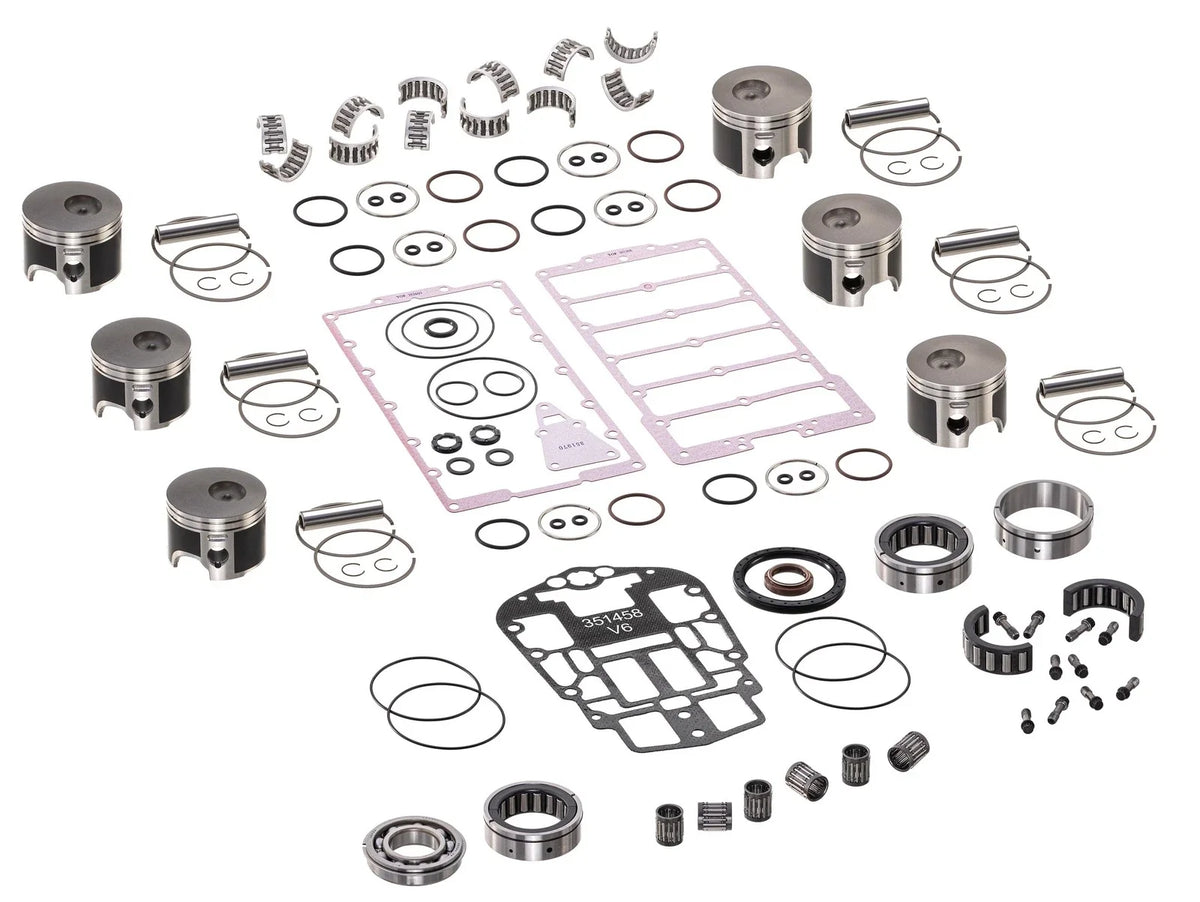 Powerhead Piston Gasket Rebuild Kit for Johnson Evinrude 150-200 HP (E-Tec) .020" Over