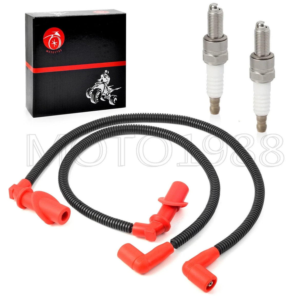 Ignition Coil Spark Plug Cap & Wire for Polaris RZR 800/S 4 800 (2008–2010)