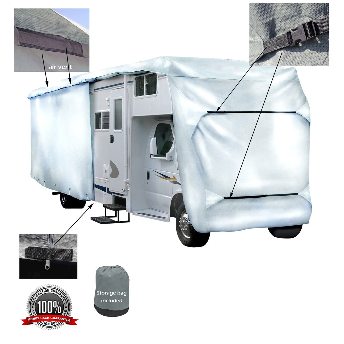 Ultimate Four Winds Super C 35SK Class C RV Motorhome Camper Storage Cover Tough