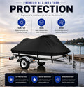 Jet Ski Cover for Sea Doo GT GTI (1992–2006) PWC Watercraft Black