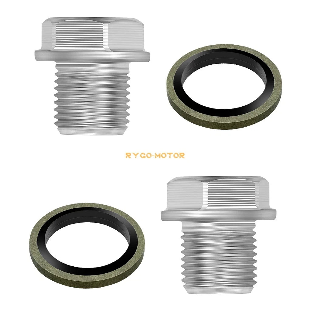 2X Oil Drain Plug Gasket for Suzuki GSXR GSXS 750 1000 Hayabusa Bandit Boulevard