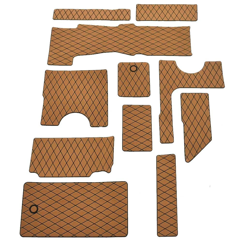 Sea Ray Boat Non Skid Cockpit Mats 2243740 - SLW 230 Mocha (kit)