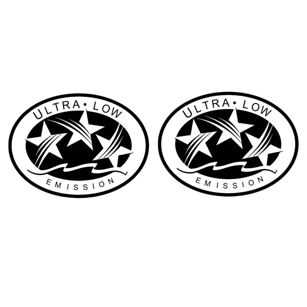 2X Ultra Low Emission Decal for Yamaha Mercury Honda (Fits 3 Star)