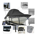 Venture Marine 27 Open Center Console T-Top Hard-Top Fishing Boat Cover Black