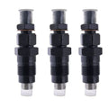 3X Fuel Injectors 1G677-53903 for Kubota Mower F2690E Engine D1105 V1505 D1005