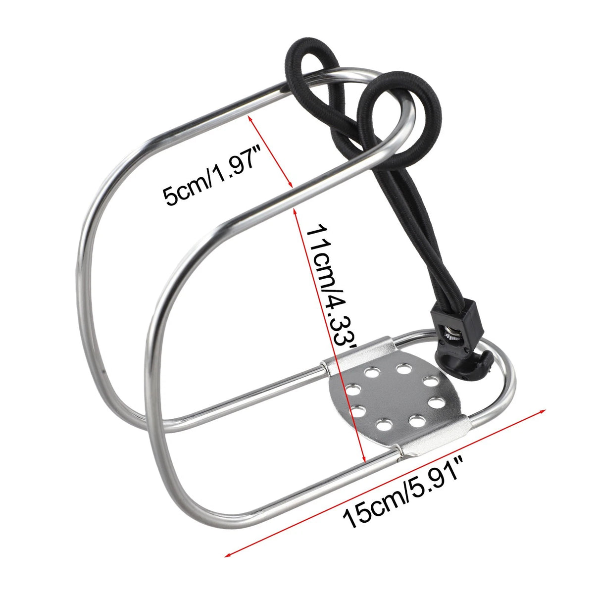304 for Marine Grade Stainless Steel Ring Holder Ideal for Safety on Yachts