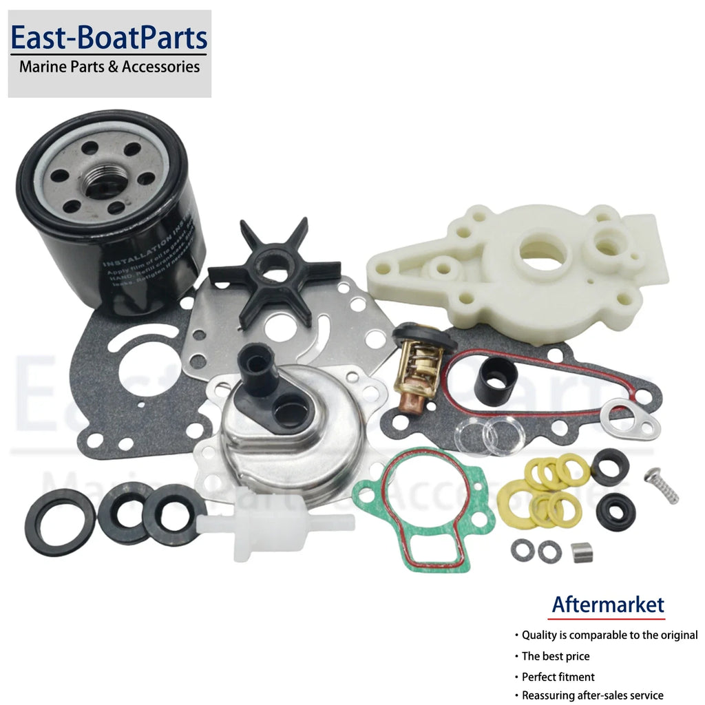 Water Pump Maintenance Kit for Mercury 4 Stroke 2 Cyl 8-15 HP Outboard (1990-2023)