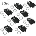 Set of 8 Carburetor Diaphragm Kit for Briggs & Stratton (270026, 272538, 272637, 5021)