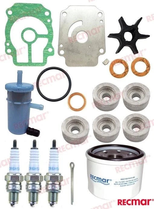 Outboard Maintenance Service Kit for Suzuki DF25A DF30A (2015–Present)