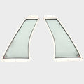Scout 251 XS Boat Windshield Side Windows HW1665 - Glass (set of 2)