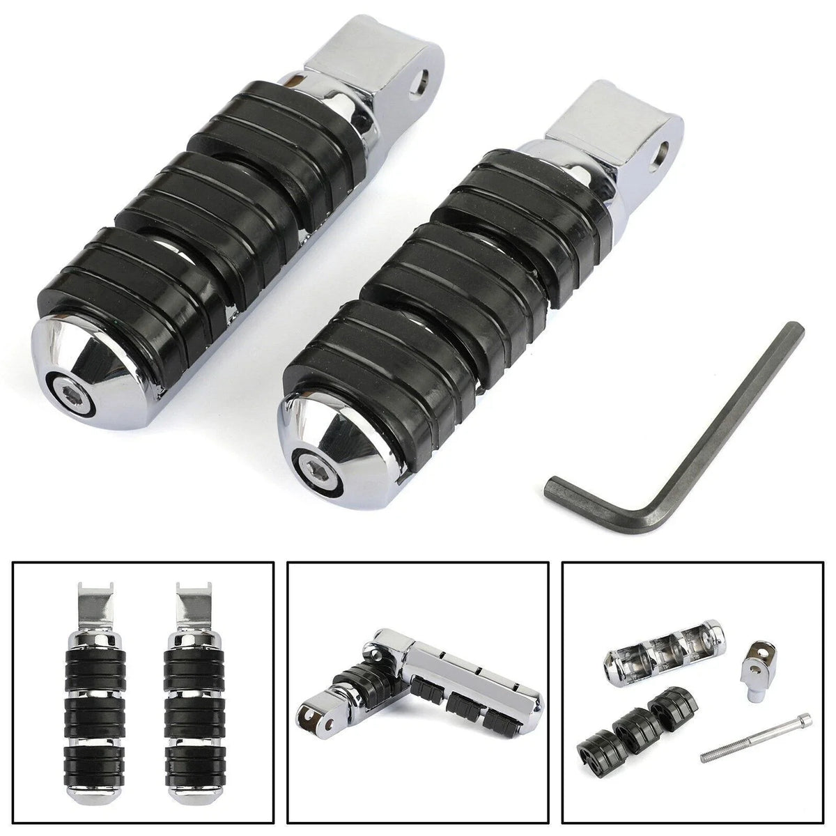 Foot Pegs for Honda VTX 600 Sabre, Spirit 1100, ACE 750, Magna 750 (2000–2008)