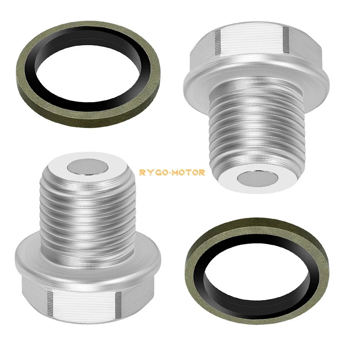 2X Oil Drain Plug Gasket for Suzuki GSXR GSXS 750 1000 Hayabusa Bandit Boulevard