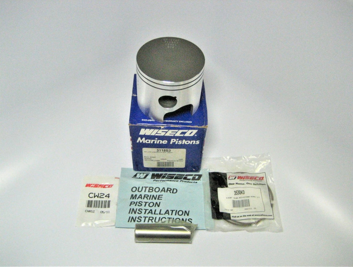 Wiseco 3118S3 Johnson Evinrude OMC V6 Loop Charged Outboard Motor Piston Kit