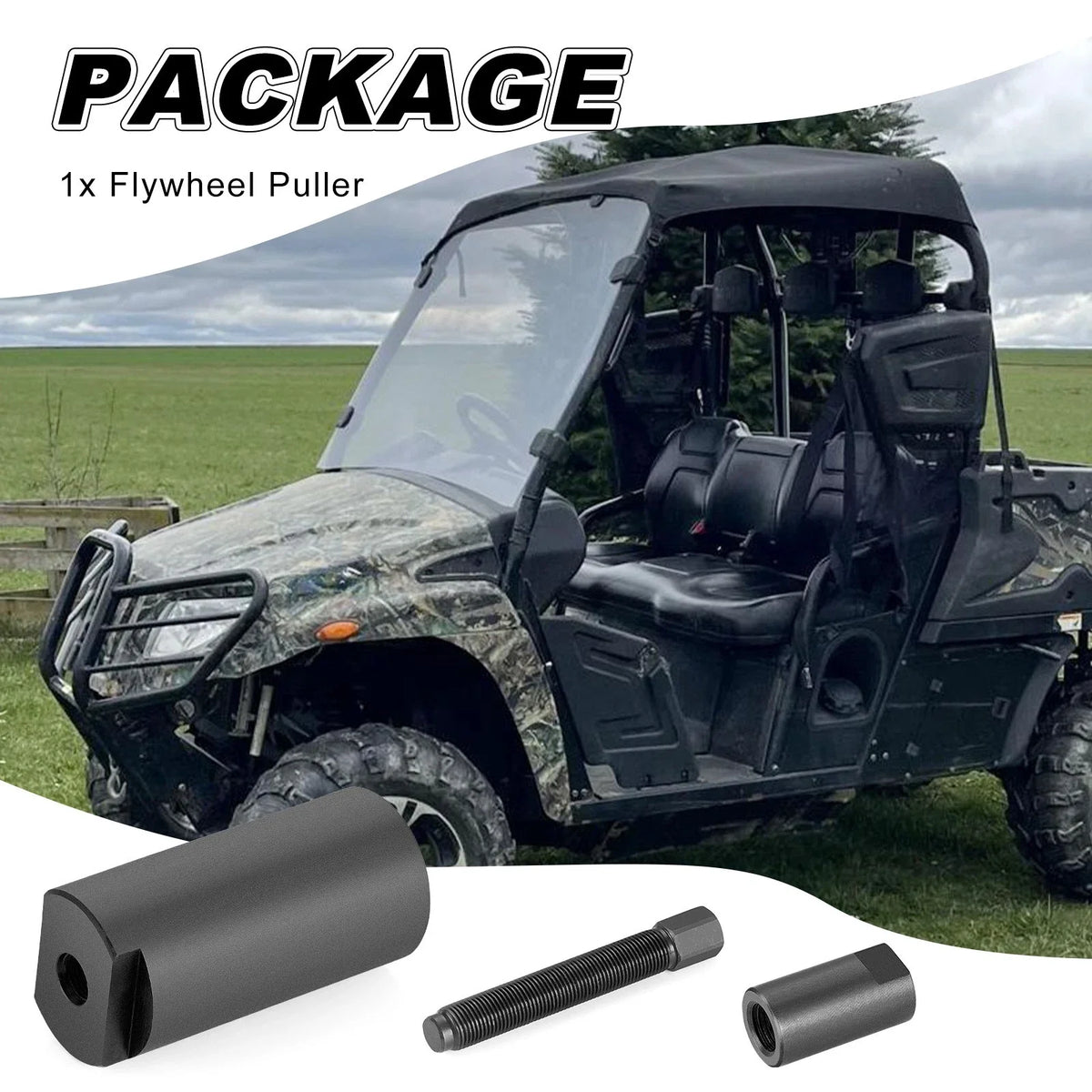 Flywheel Puller for Arctic Cat Prowler XT 550 (2014–2015), XT 1000 (2015–2017)