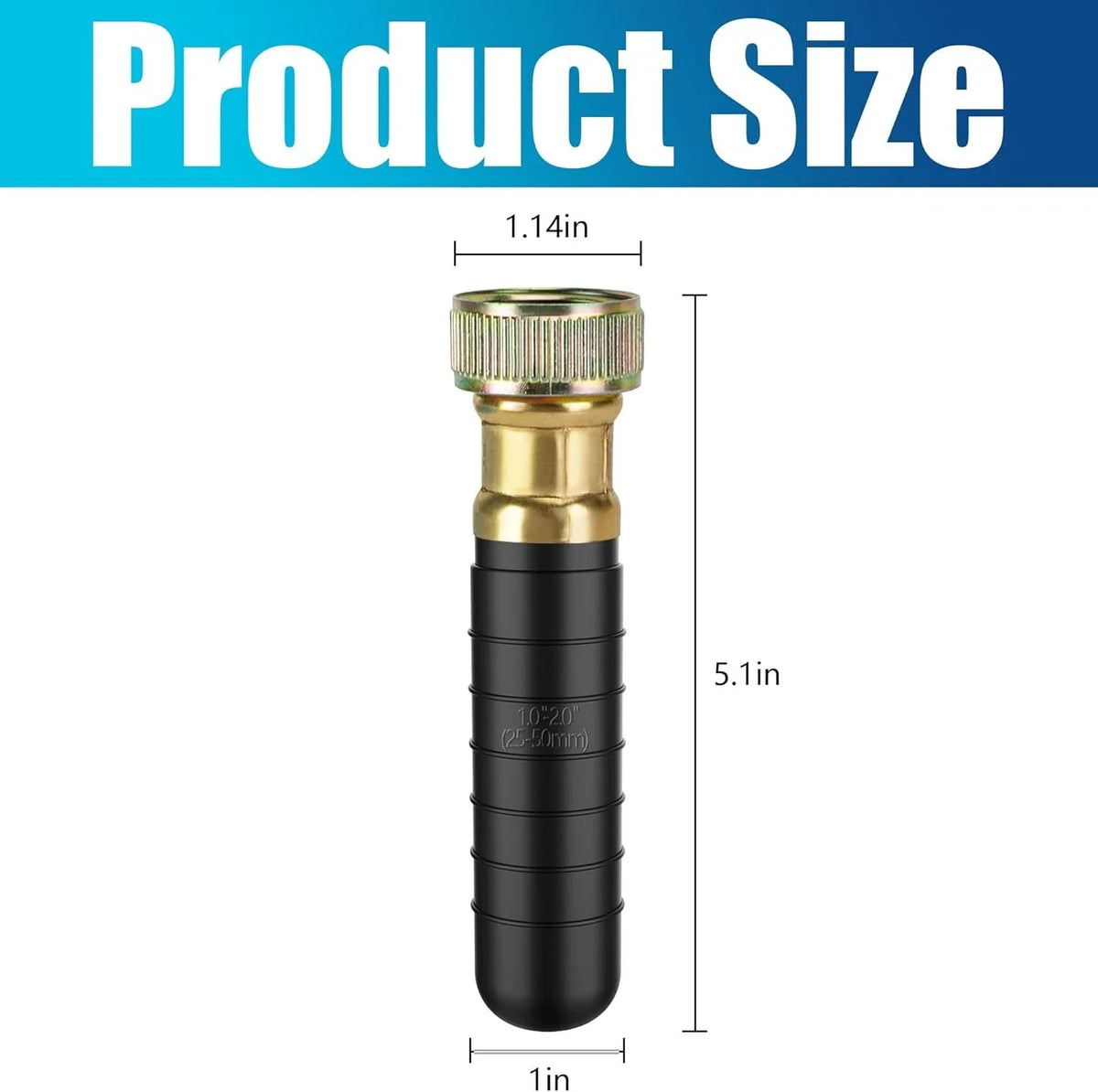 1"-2" Drain Cleaning Bladder for Clogged Sewer Pipe Snake Tool
