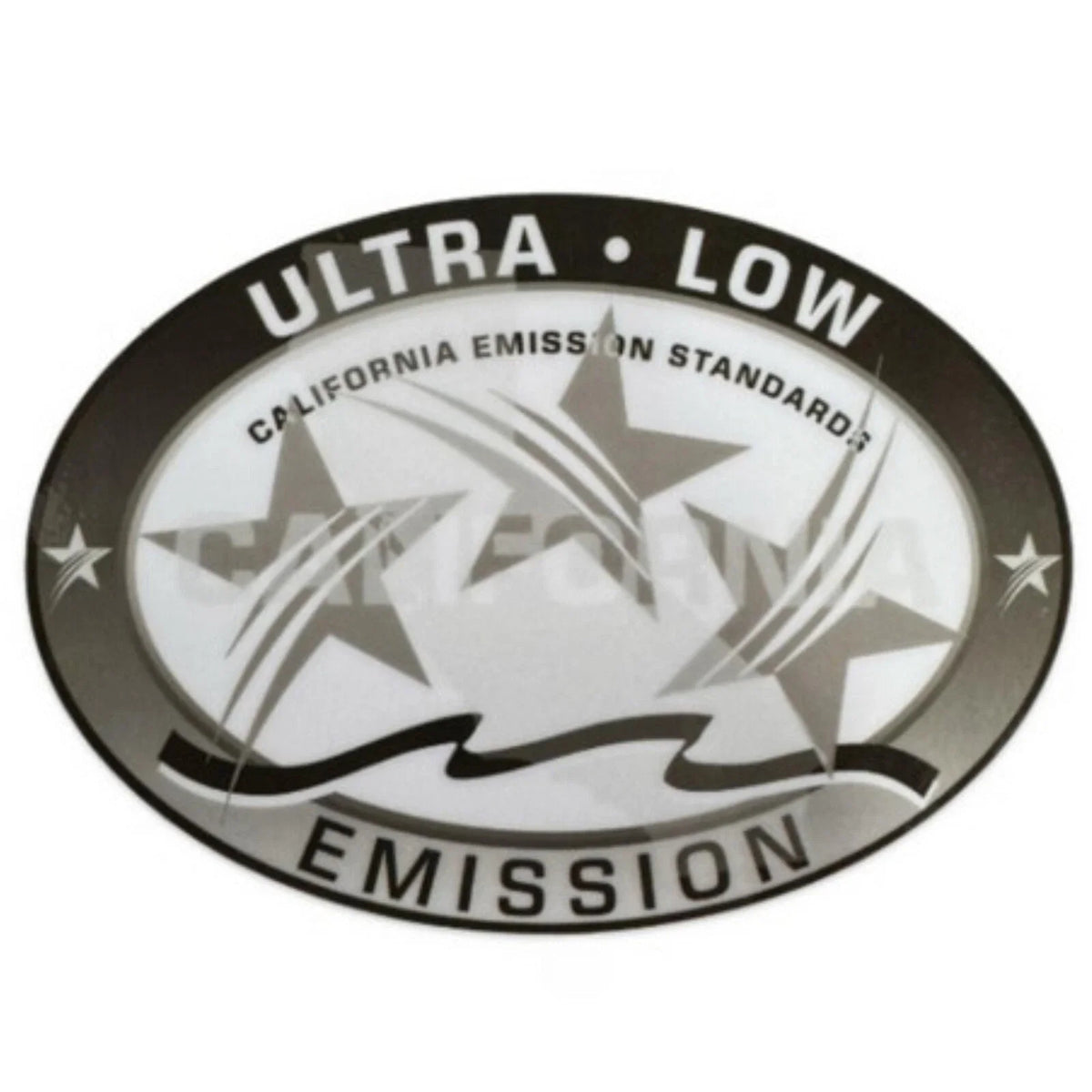 3X Ultra Low Emission Gray Sticker Decal for Johnson Suzuki Outboard