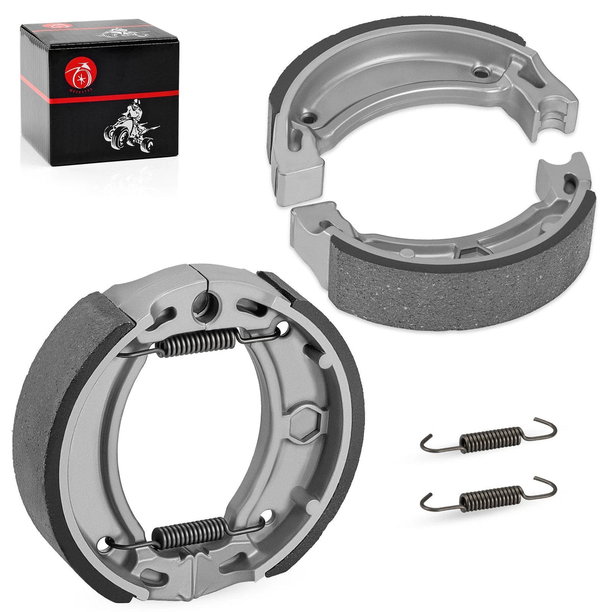 2 Brake Shoes Kit for Yamaha Riva 80 CV80 RT100 TT125RM TTR125 (1980–1999)