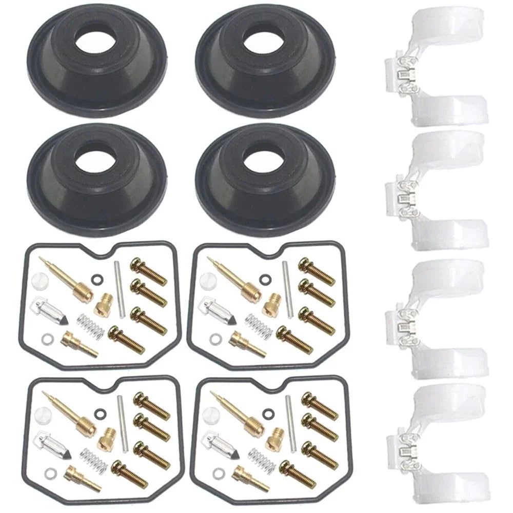 4X Carburetor Kit Diaphragm Plunger for Kawasaki EN500 (1996–2009)