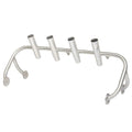 Mako Boat Rod Holder 168596 - 4-Tube Rocket Launcher Brushed Aluminum