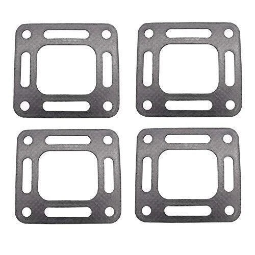 Set of 4 Manifold Riser Elbow Gaskets for Mercruiser 4.3 5.0 5.7 454 502