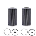 2X Oil Filter W/O-rings for Sea-Doo BRP GTI RXT RXP GTX (130hp 300hp)