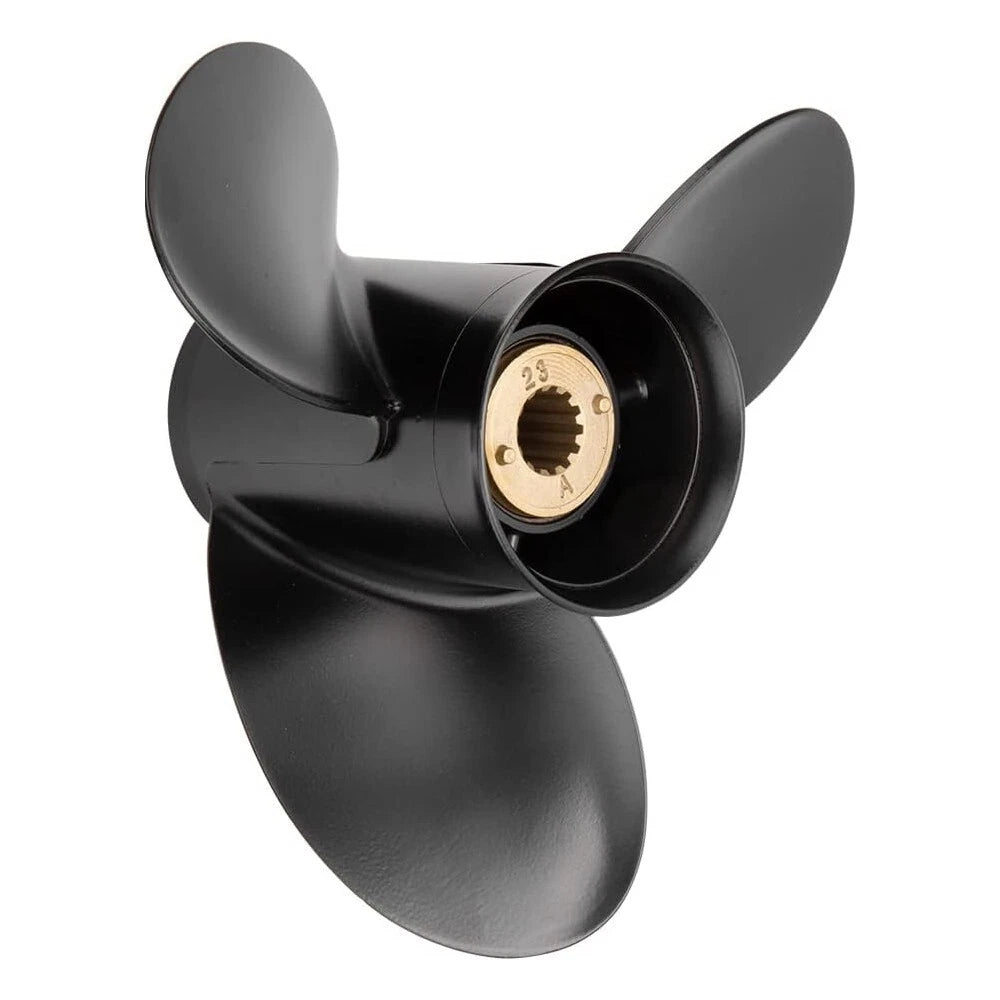 10 7/8 X 11 Outboard Propeller 13 Spline Fit Mercury 25-70 HP, 48-85632A40, RH